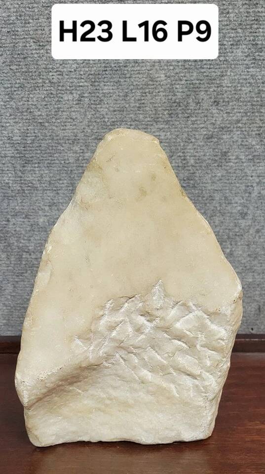 Lebrun: Bust of a young girl sculpted in white marble, Art Nouveau period