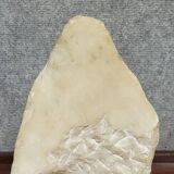 Lebrun: Bust of a young girl sculpted in white marble, Art Nouveau period