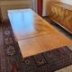 Beautiful sixties dining room table with 2 extensions, 1960s vintage