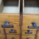 Armoire d'apothicaire Allemande en pin 1930s