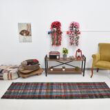 Flatweave Turkish runner rug 248x70cm