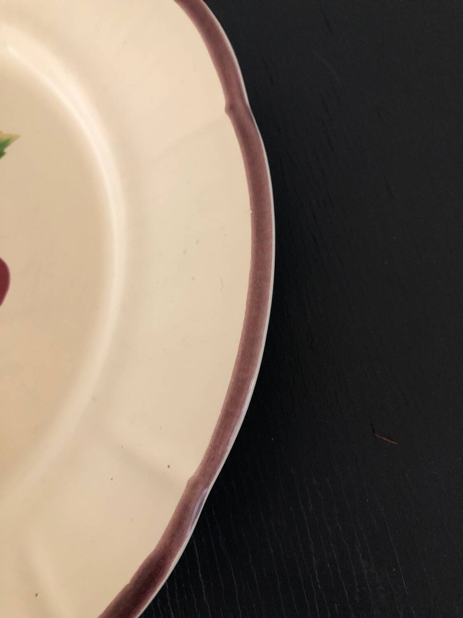 Vintage earthenware dish from Niederviller