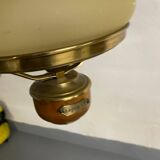 Opaline glass pendant light