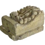 Console française ancienne en pierre reconstituée