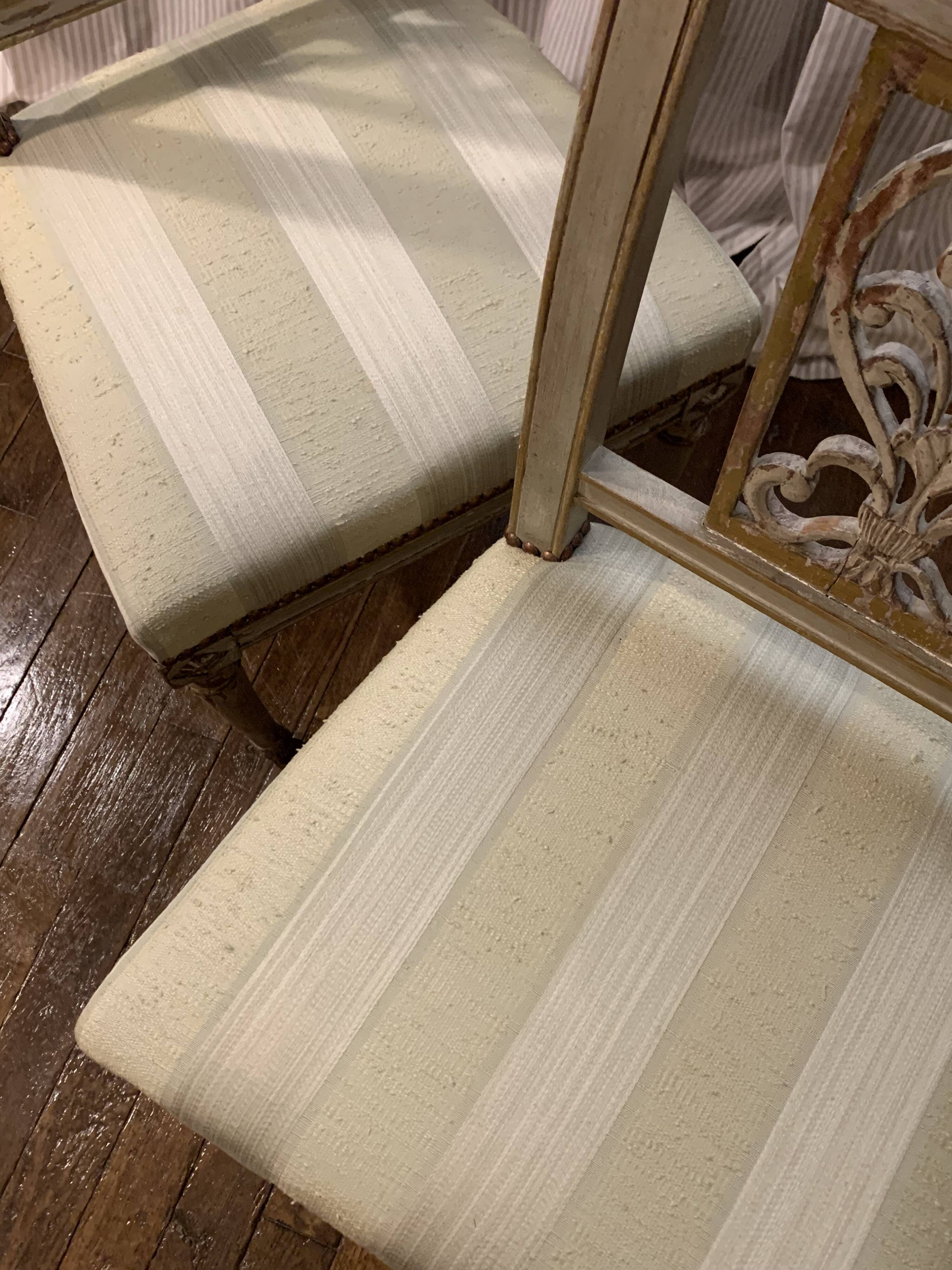 Pair of Directoire chairs