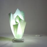 Lampe d'ambiance corolle vert anis
