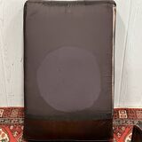 Leather club armchair