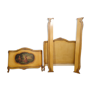 Lit Louis XV de forme corbeille