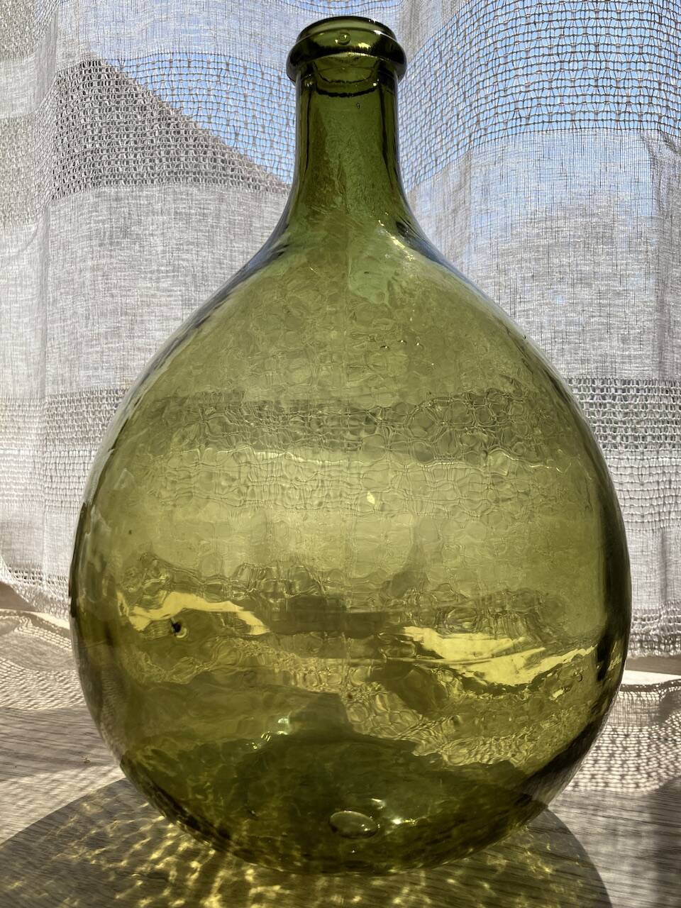 5L demijohn green yellow