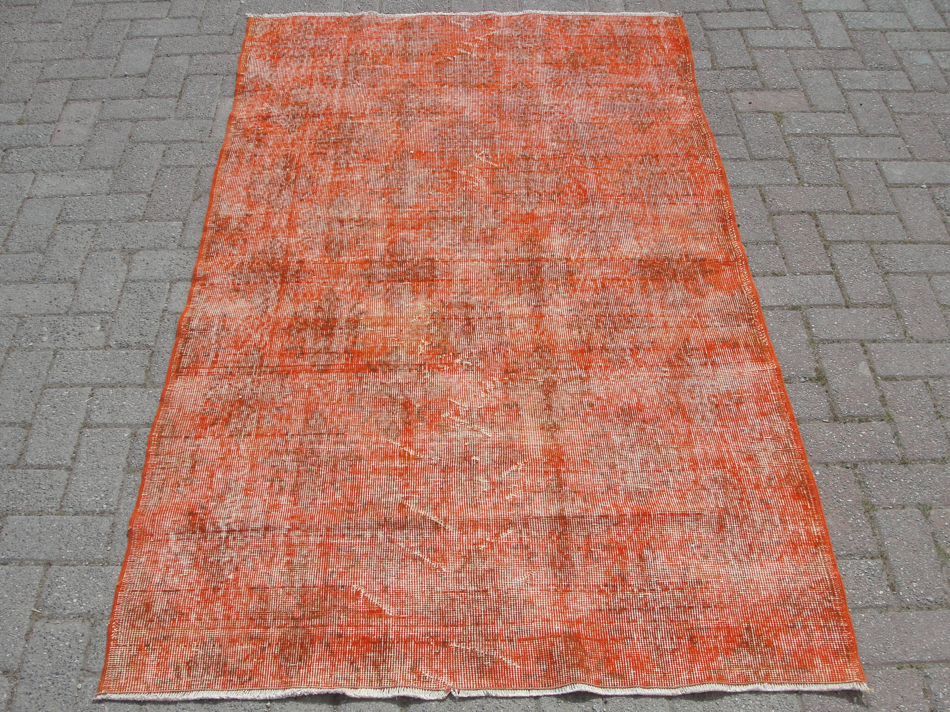 Orange Area Rugs for bedroom
