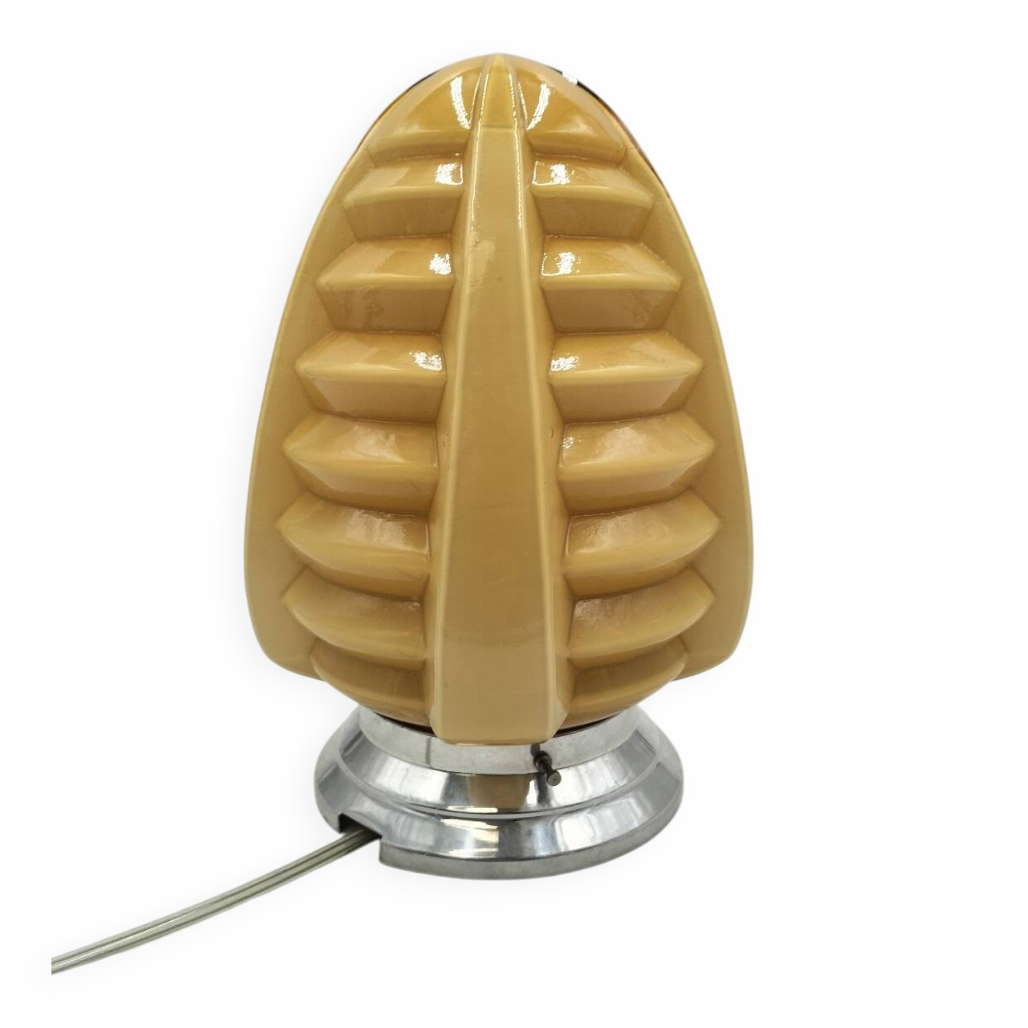 Art Deco glass table lamp