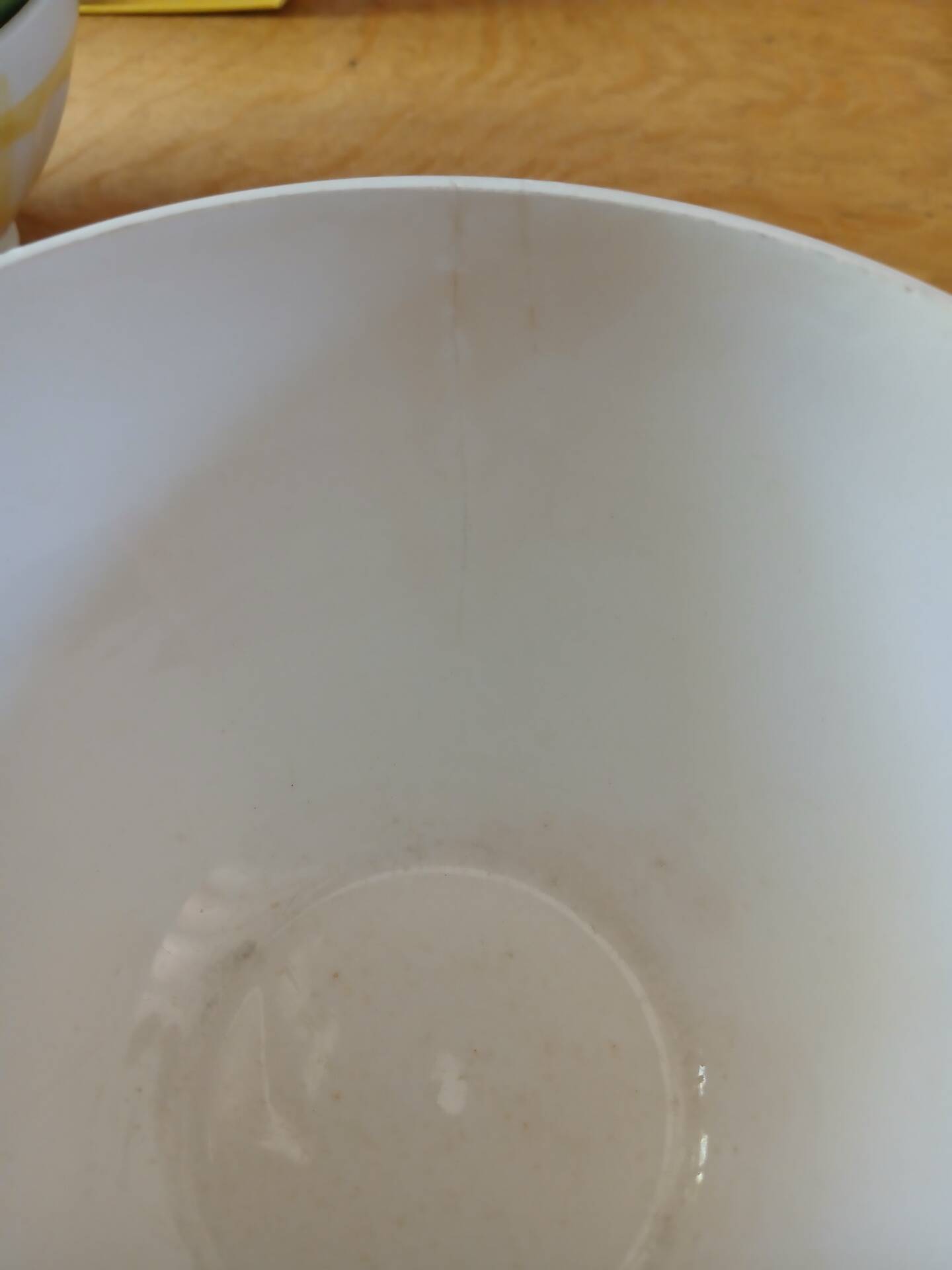 Old Sarreguemines bowl, Scottish pattern.