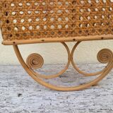 Rattan mail rack and canning