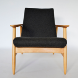 Pair of armchairs Ąžuolas by Valerija EMA Cukermanienė for Vilniaus Baldų Kombinatas, 1968