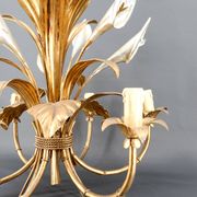 “Calla Lily” Chandelier by Hans Kögl, Hollywood Regency, c. 1970,