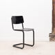 Chaise vintage Pagholz en S ébène noir