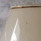 Mushroom lamp bordered gold