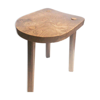 Tabouret de traite brutaliste