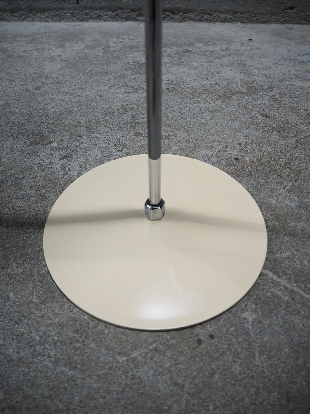 Metal two-spot floor lamp by Aluminor, 70s