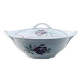 Vegetable dish "Dominique" Céranord Saint-Amand – Hand-decorated – 1950s