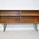 Teak Hairpin shelf sideboard from WK Möbel