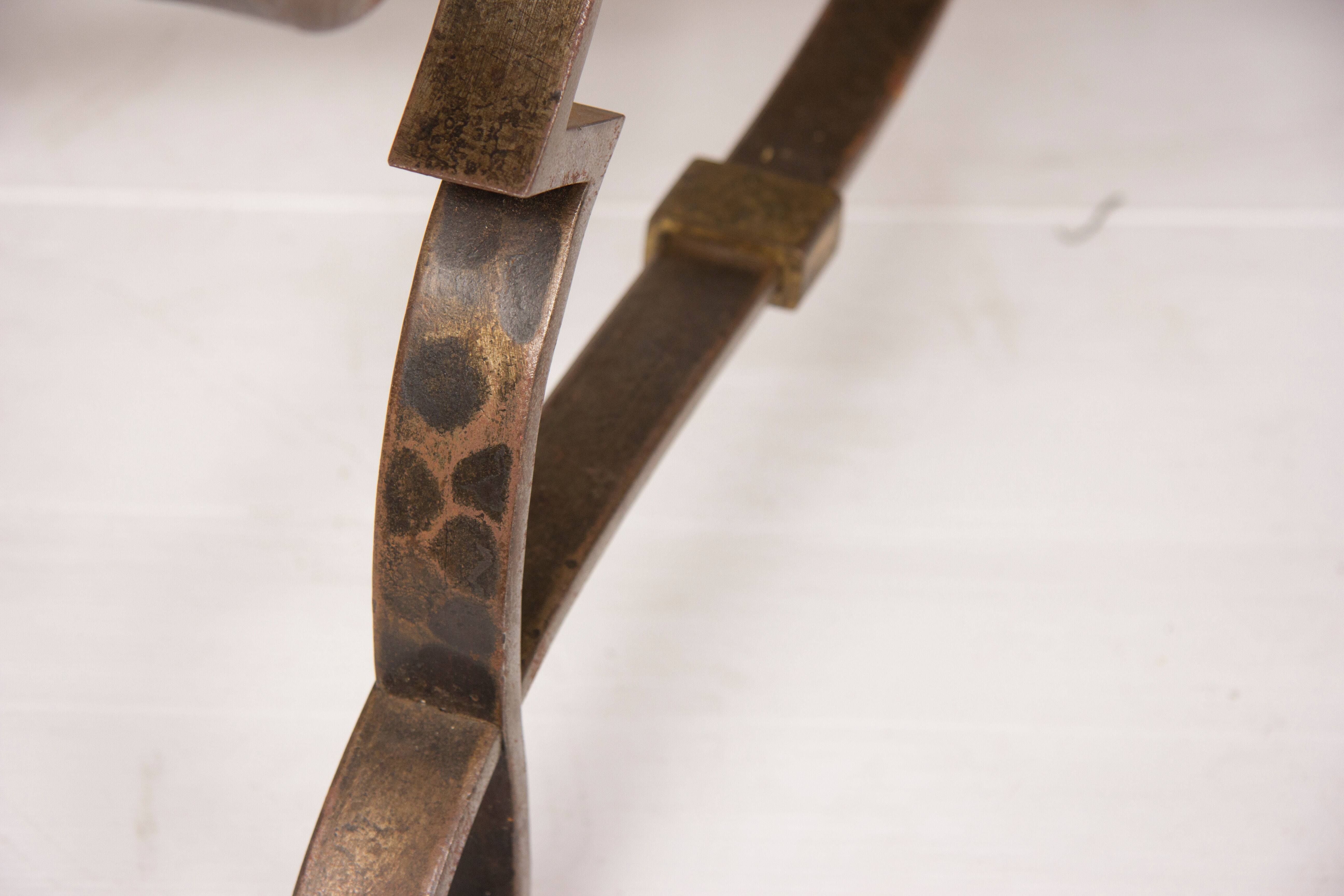 Art Deco marble top table by Piquet Lyon