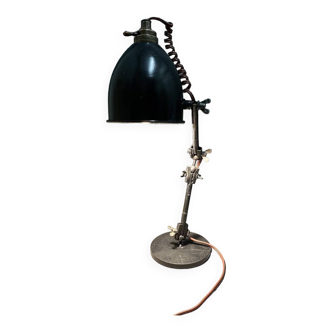 Old workshop desk lamp