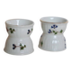 Pair of porcelain egg cups
