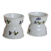 Pair of porcelain egg cups