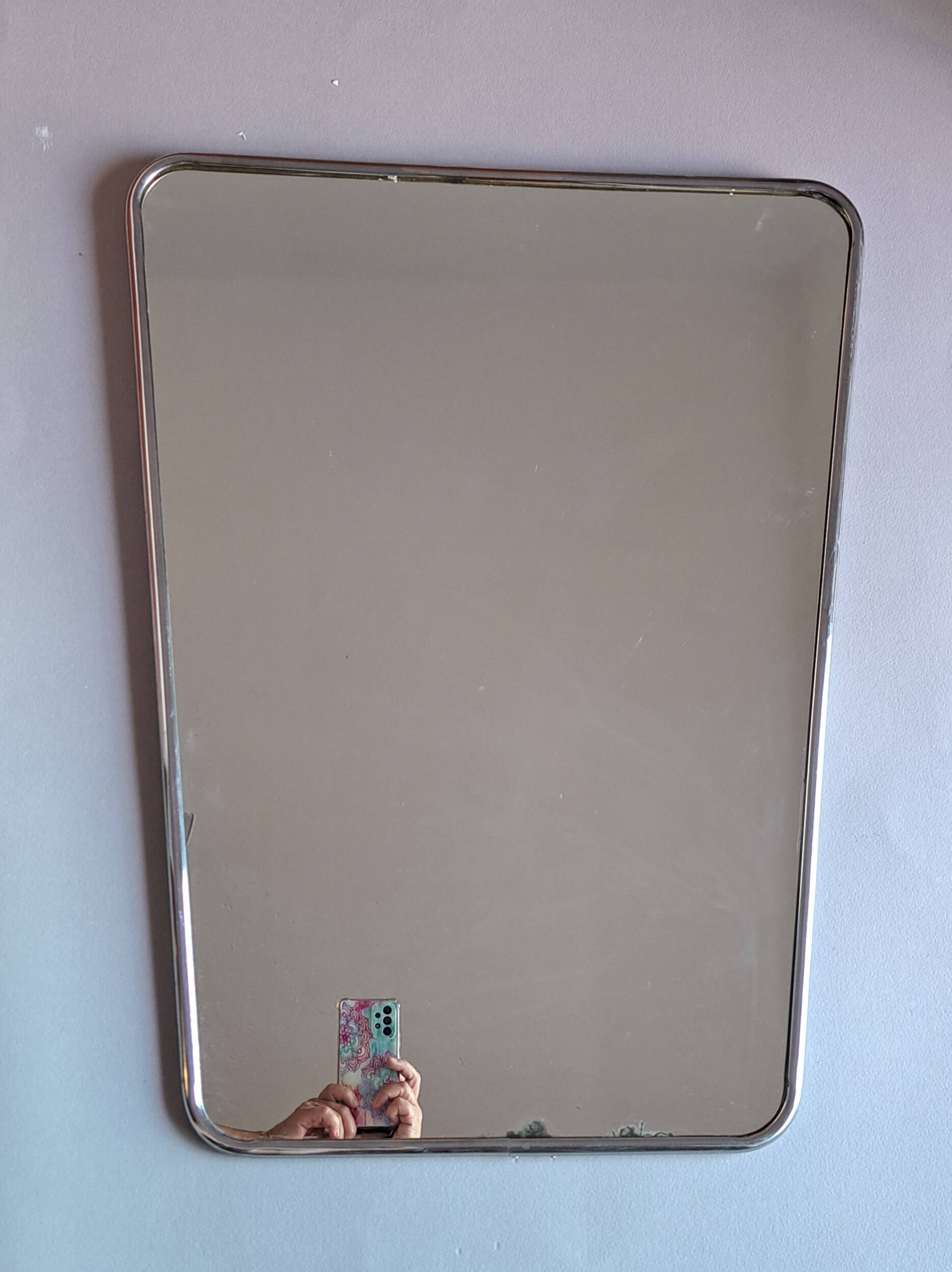 Vintage asymmetrical mirror