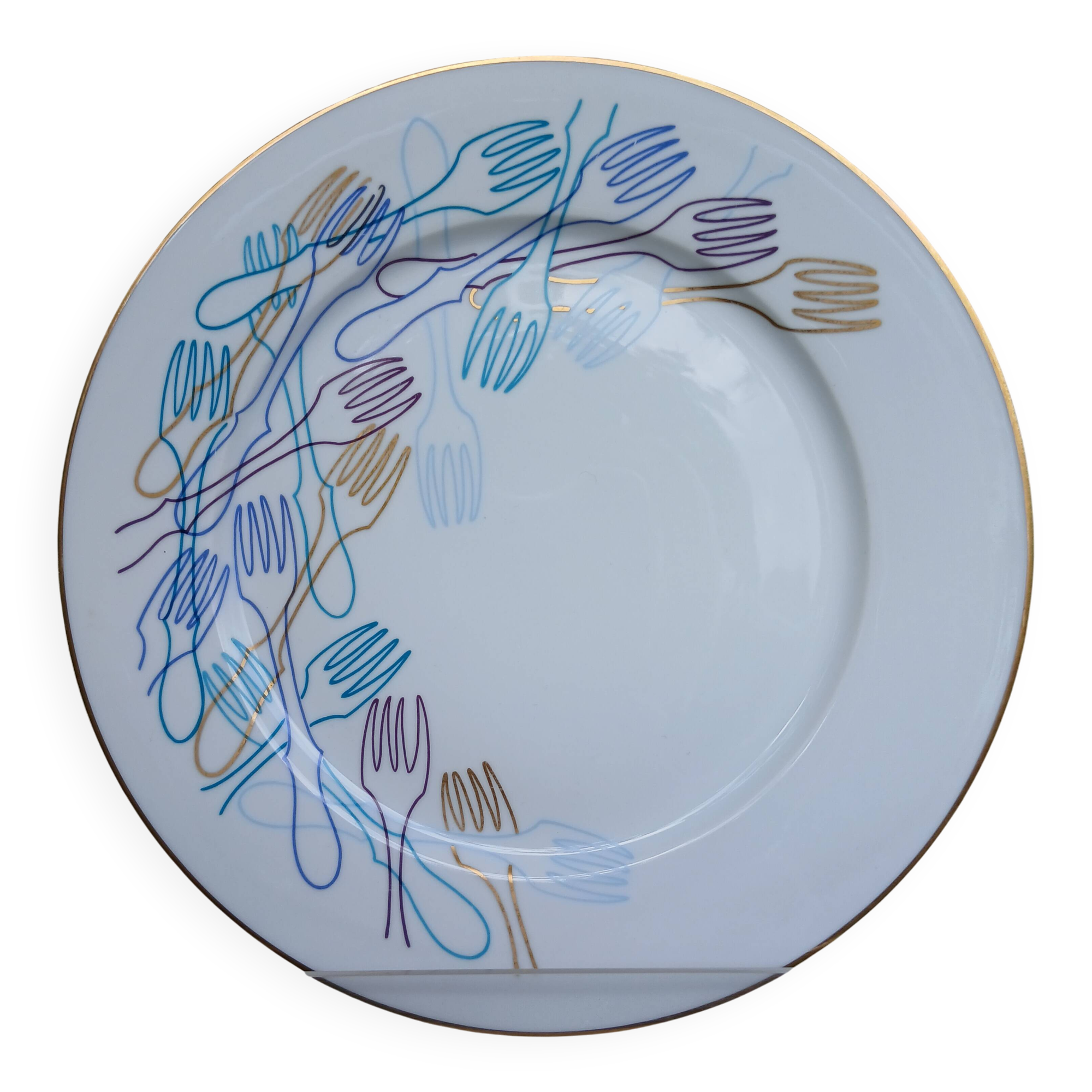 Decorative plate created by Arman.
