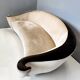 Fairy-tale kidney bean beige velvet sofa, italy