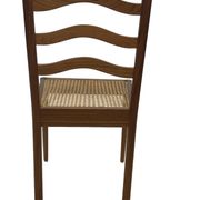 Vintage Teak Chair with Webbing - 1970s Design