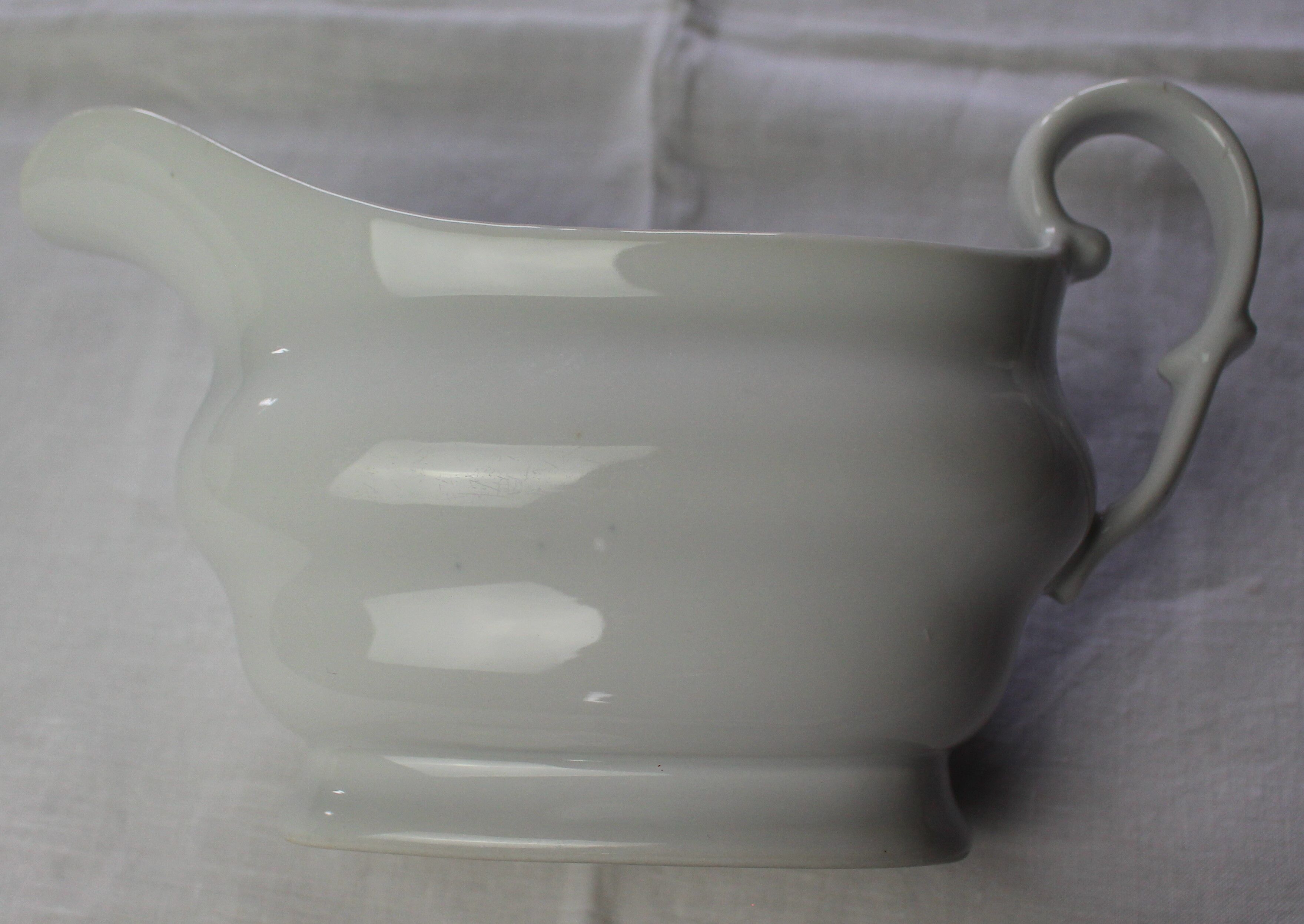 White porcelain gravy boat
