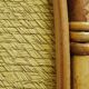 Tripod coffee table in rattan 1970s