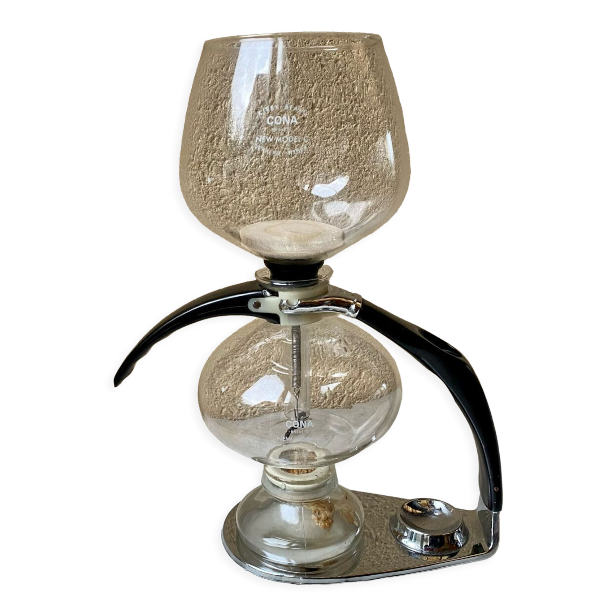 Vacuum coffee maker Cona Kirby Beard New model C 4-6 cups vintage 60s perfect condition