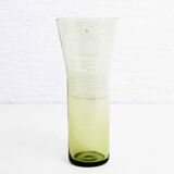 Vase scandinave en verre jaune Holmegaard