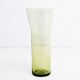 Scandinavian yellow glass vase Holmegaard