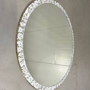 Berthold müller oerlinghausen large round mosaic mirror