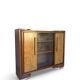 Striking Art Deco birch wood sideboard