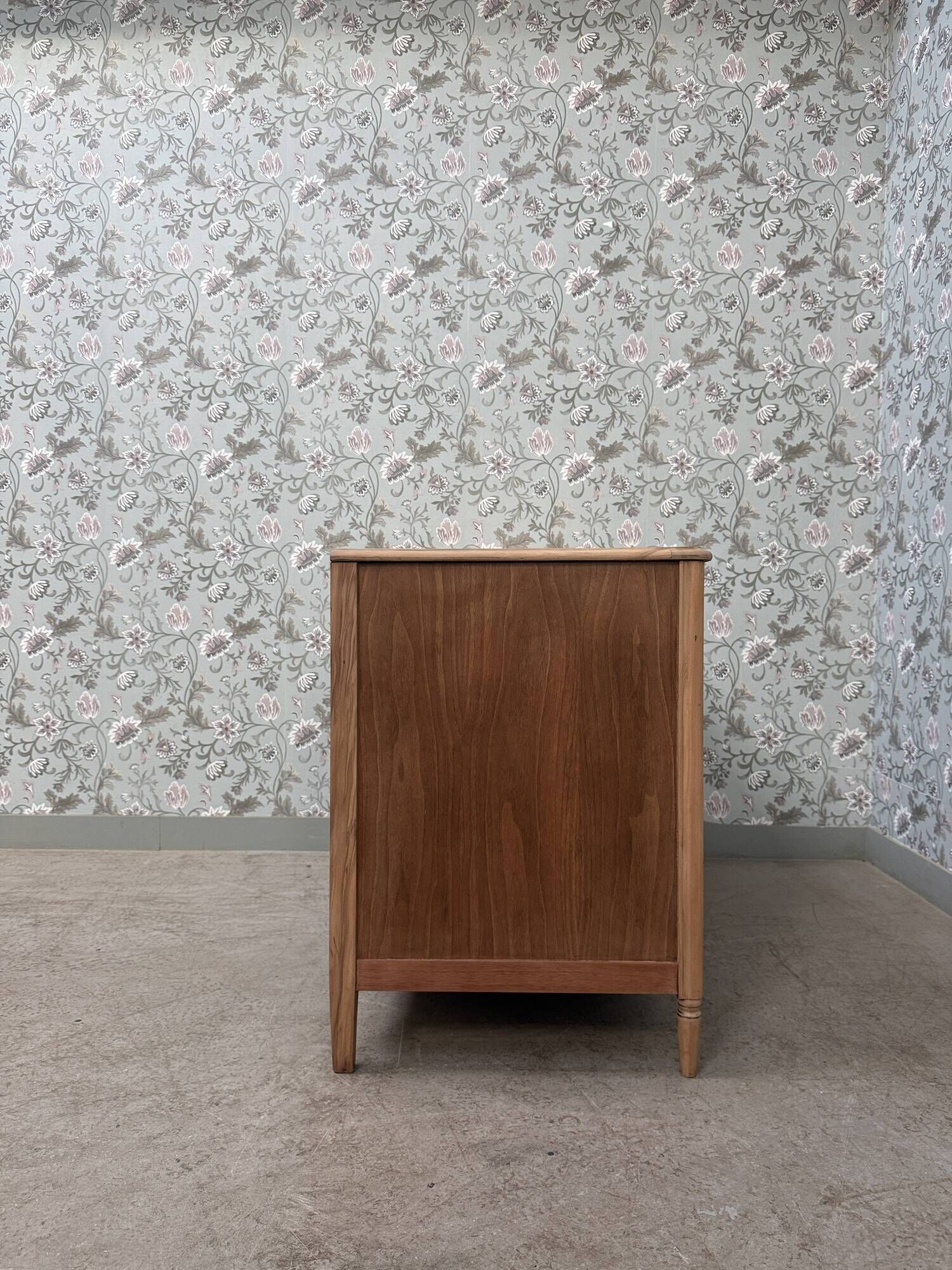 Large Art Deco chest of drawers in mahogany and ash (renovated)