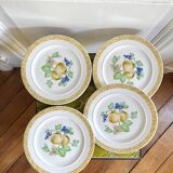 7 porcelain dessert plates