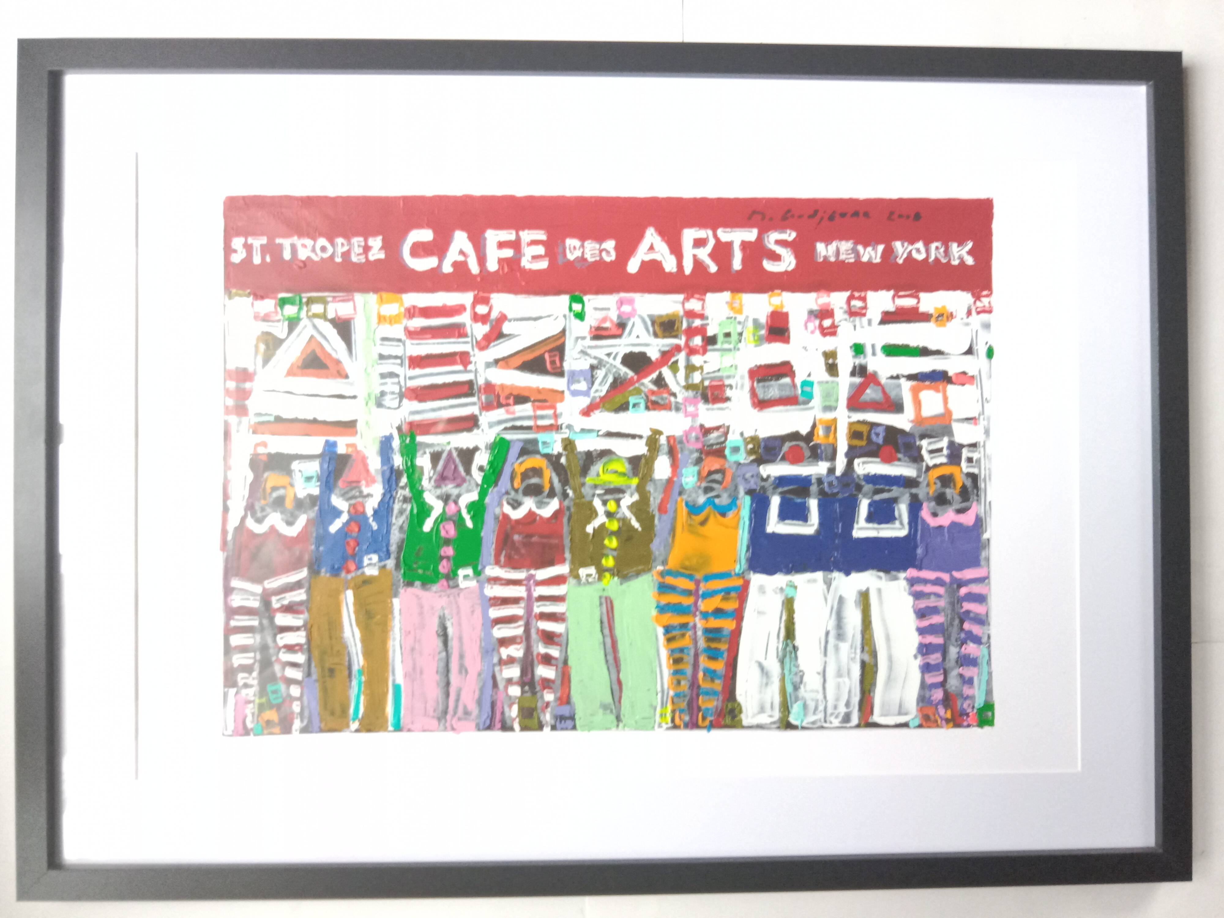 Café des Arts Saint-Tropez Signed Michel Godjevac