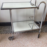 Chrome service and vintage mirror windows