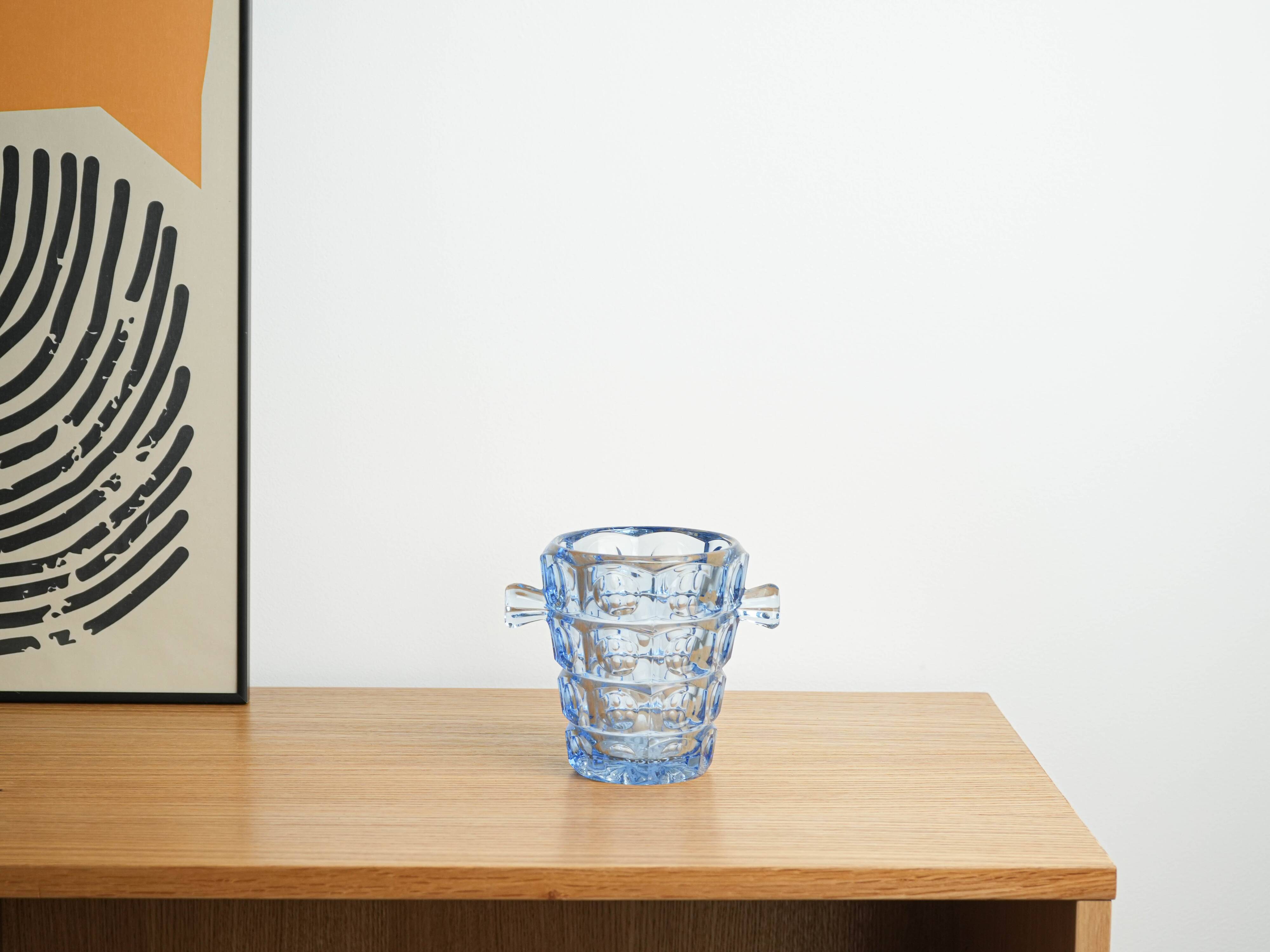 Ice bucket, Danish design, 1970s, manufactured by Holmegaard