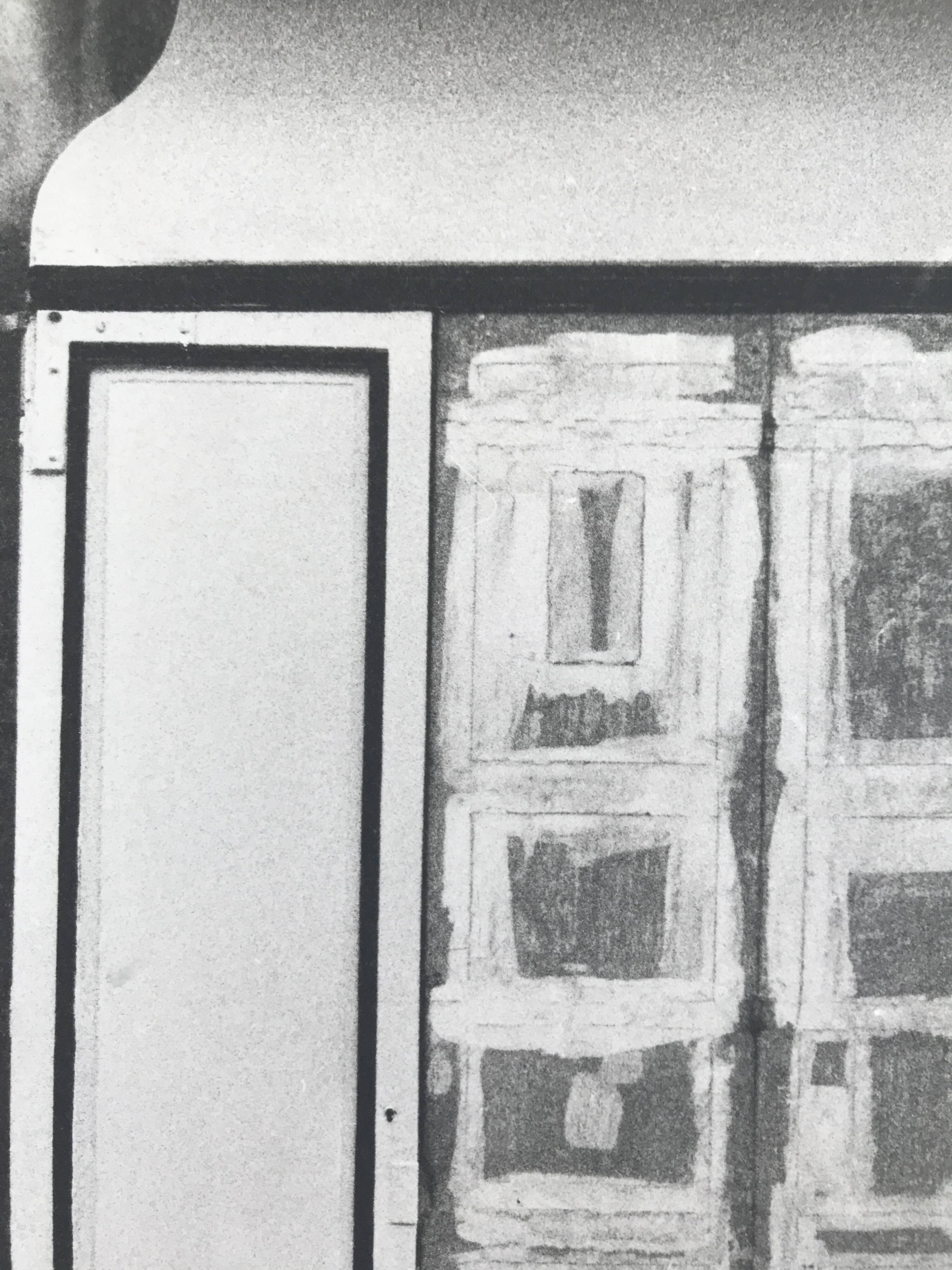 Rosine NUSIMOVICI, Untitled (Façade), c 1980. Black and white silver print