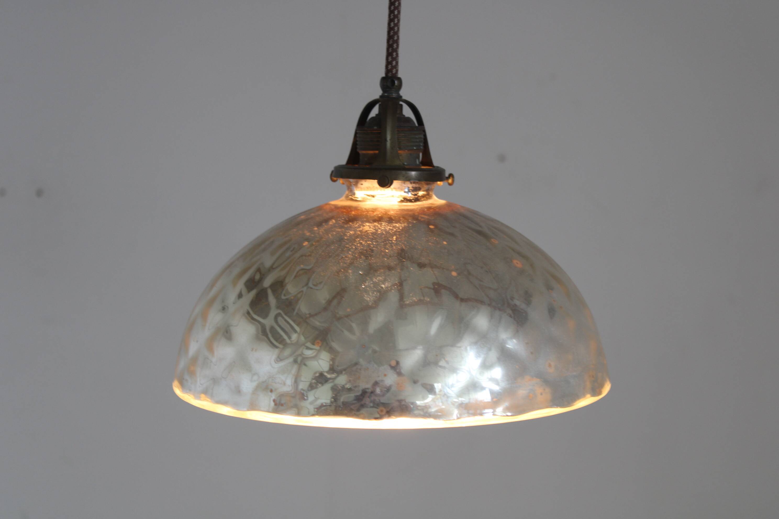 Early 20th Century “Mercury Glas” Pendant, Europe