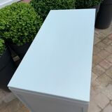 40's grey green art deco chest of drawers