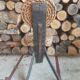 Chaise jonc bois vintage 1960