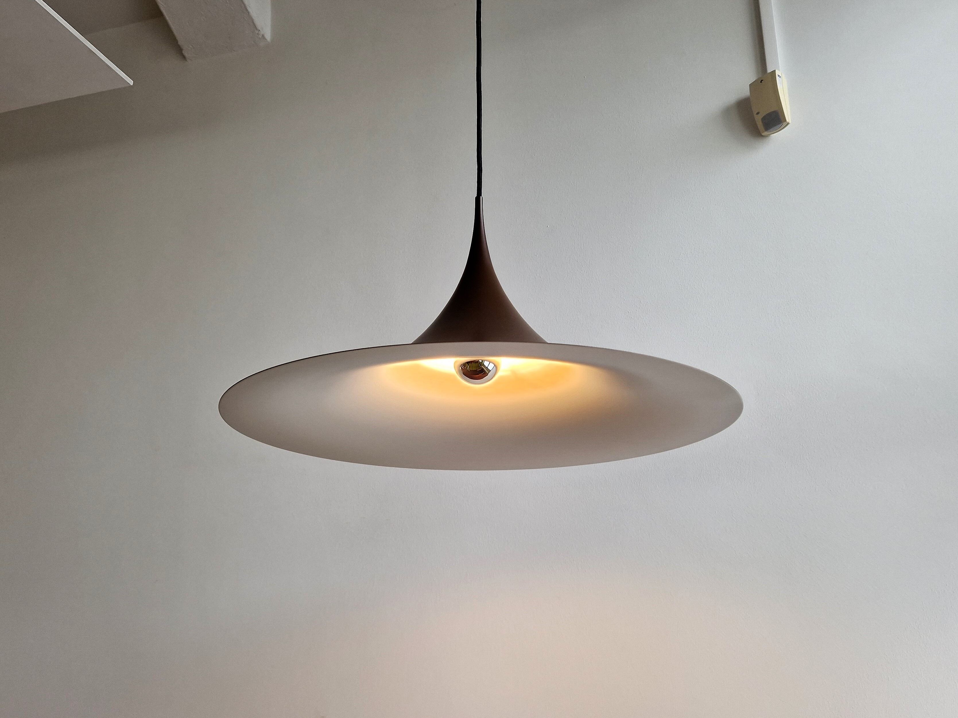 Semi pendant lamp by Claus Bonderup & Torsten Thorup for Fog & Mørup, Denmark, 1960s